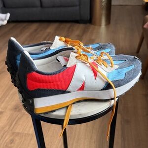 New Balance Red and Blue Athletic Shoes